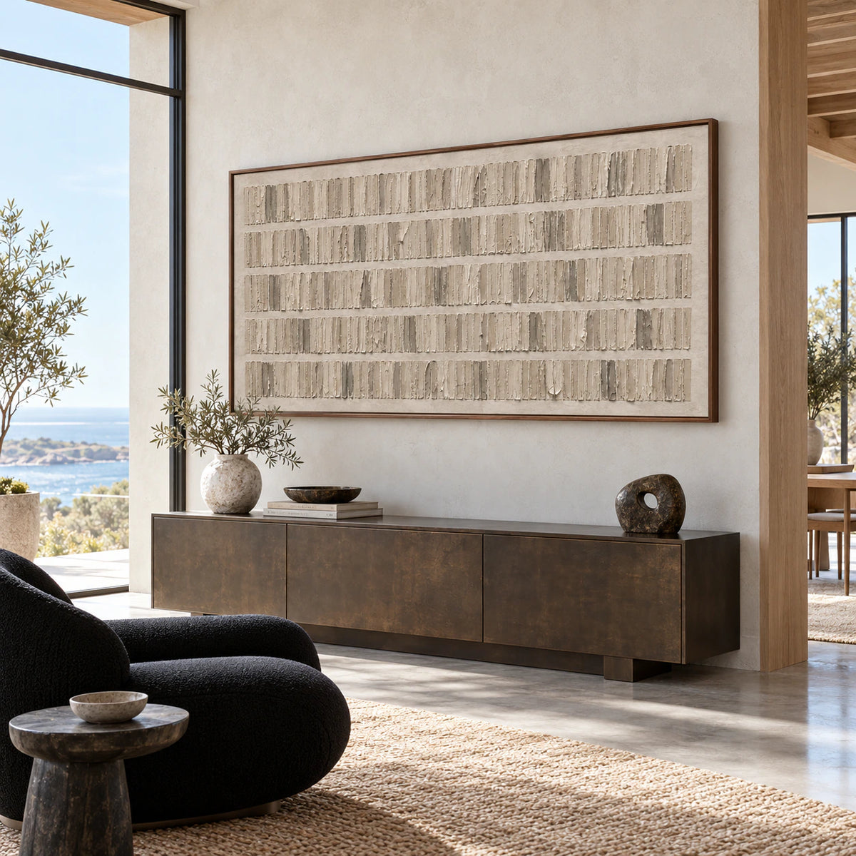 Raked-Intervals featured prominently in an expansive daylight loft interior.