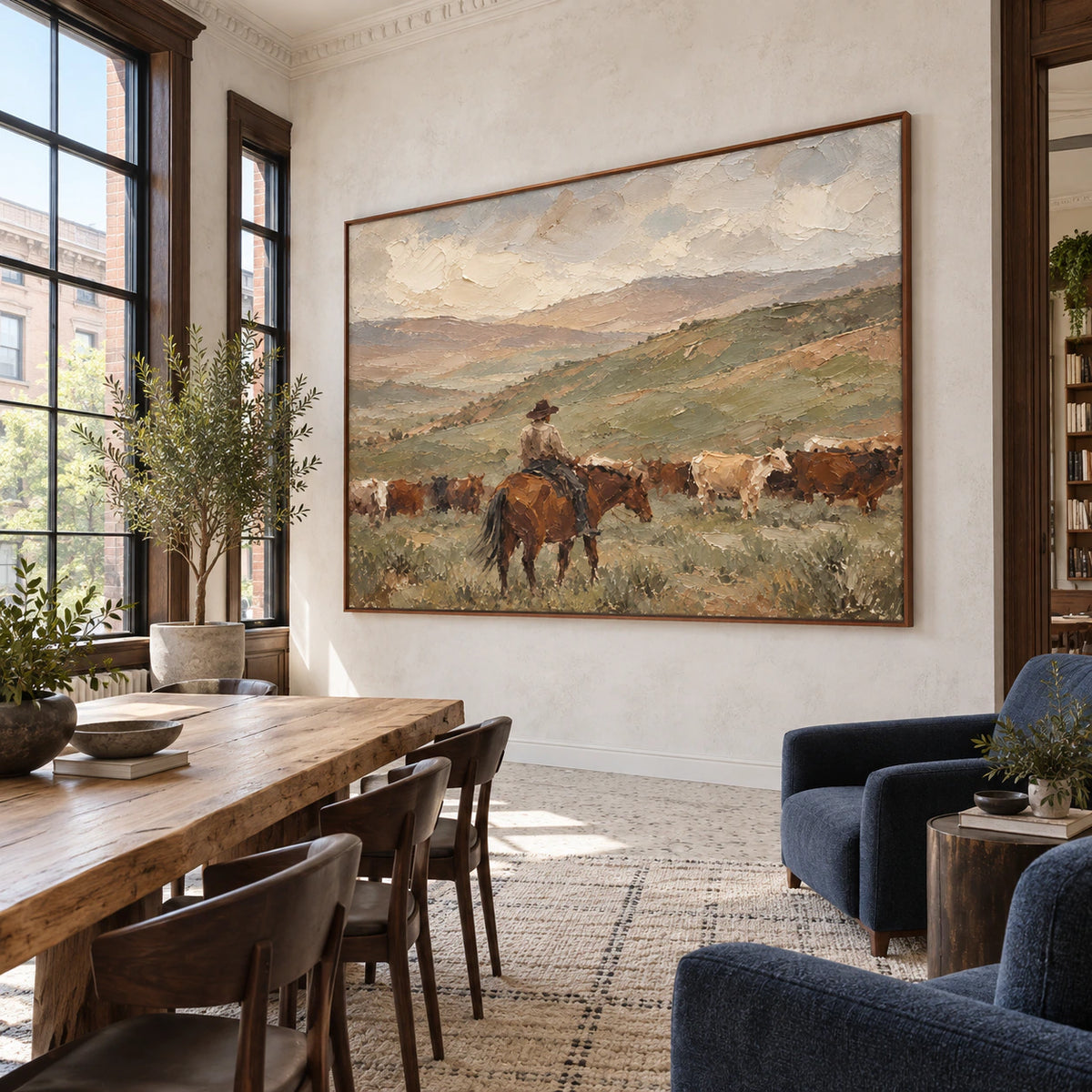 Range-Drift displayed prominently in an expansive loft hospitality interior.