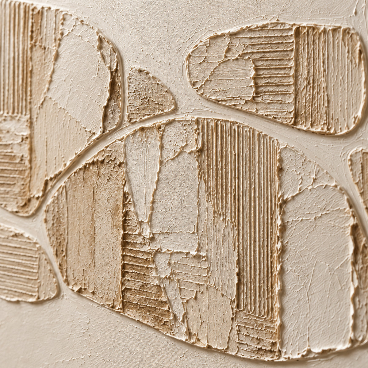 Ribbed-Traverse oil painting brushwork and impasto detail photographed from an oblique side angle