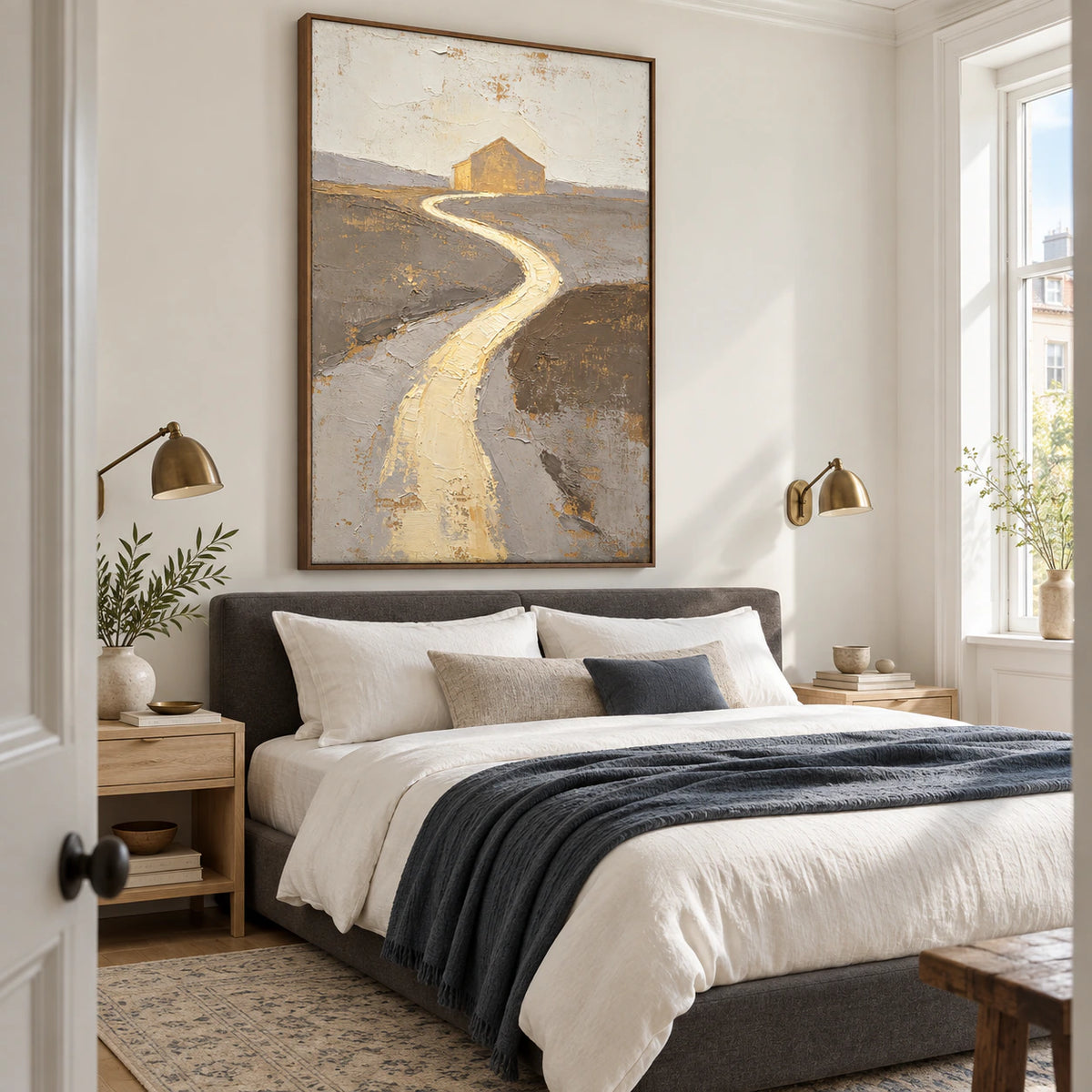 River-Sanctum in a quiet bedroom with soft natural light and minimal furnishings.