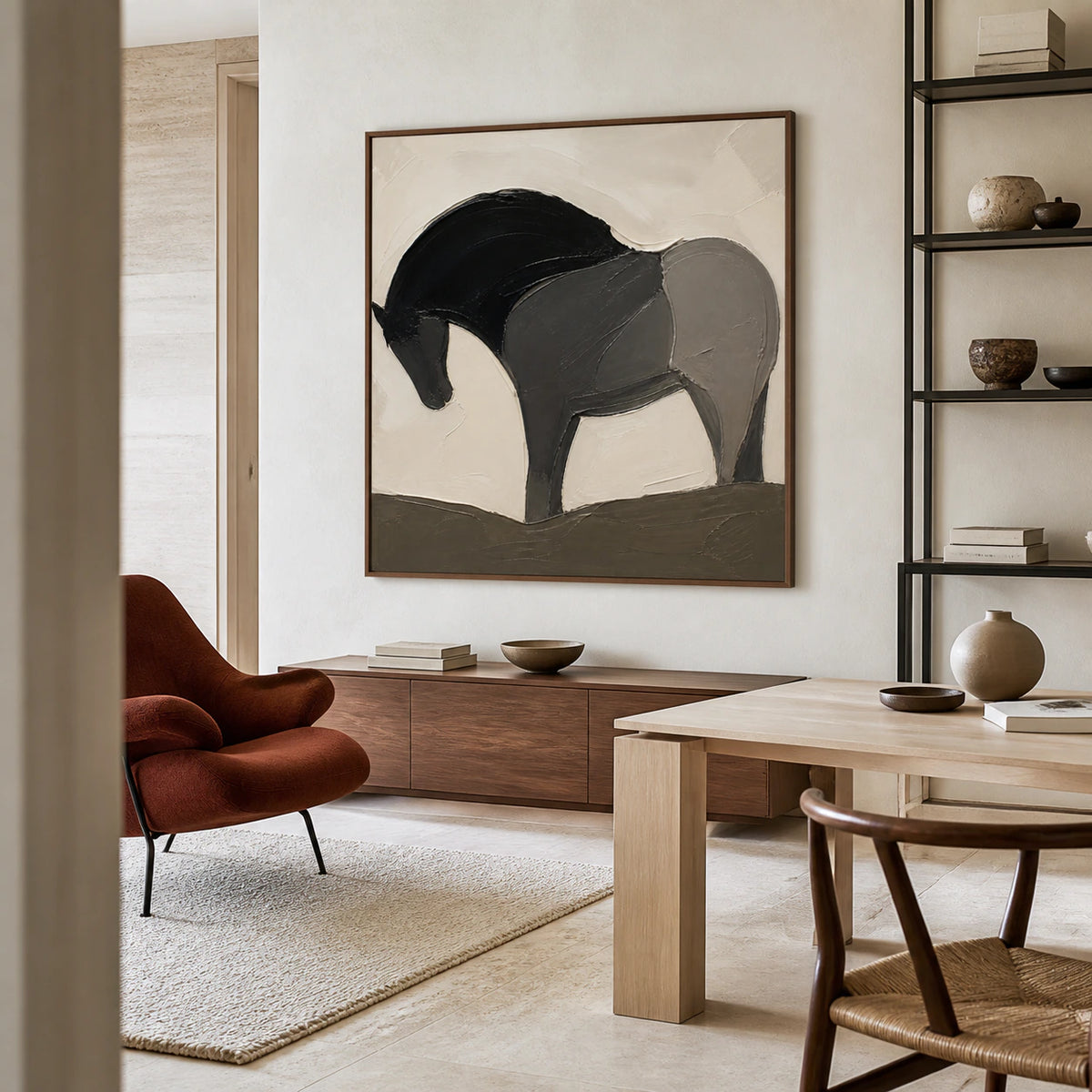 Sable-Vault featured in an airy home office reading space with daylight.