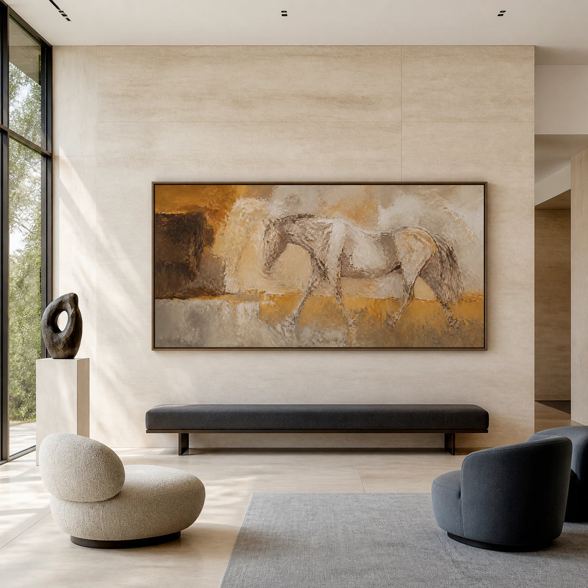 Large straight-on gallery view with Sienna-Canter as the focal wall art.