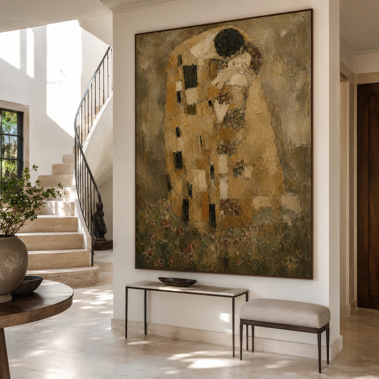 Sienna-Embrace featured at large scale in an airy home office reading space.