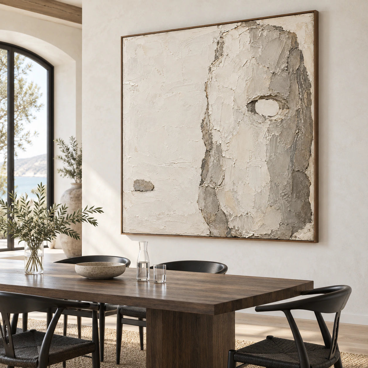 Silent-Relic above a refined dining setting in natural daylight.
