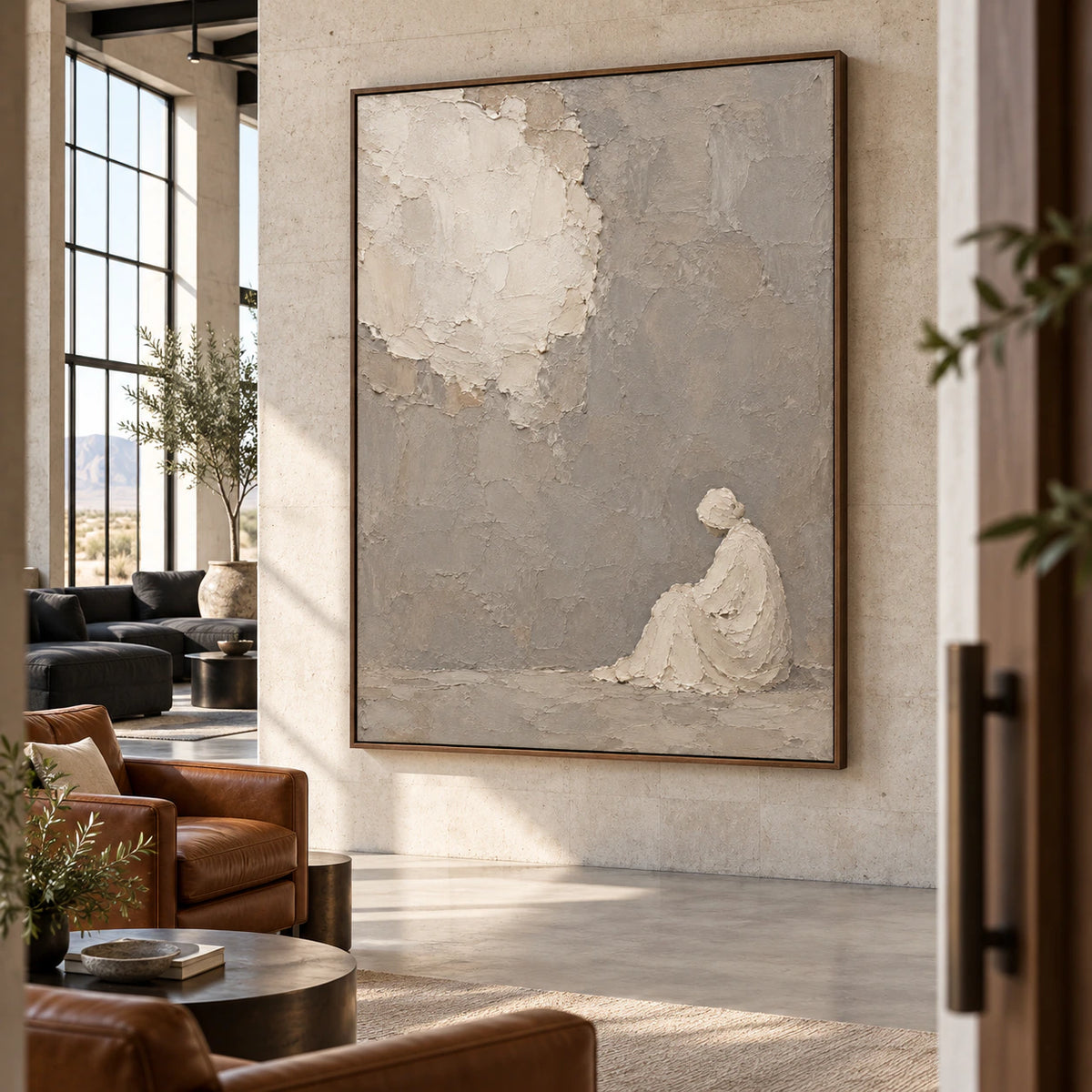 Silent-Repose featured in an expansive loft hospitality interior.