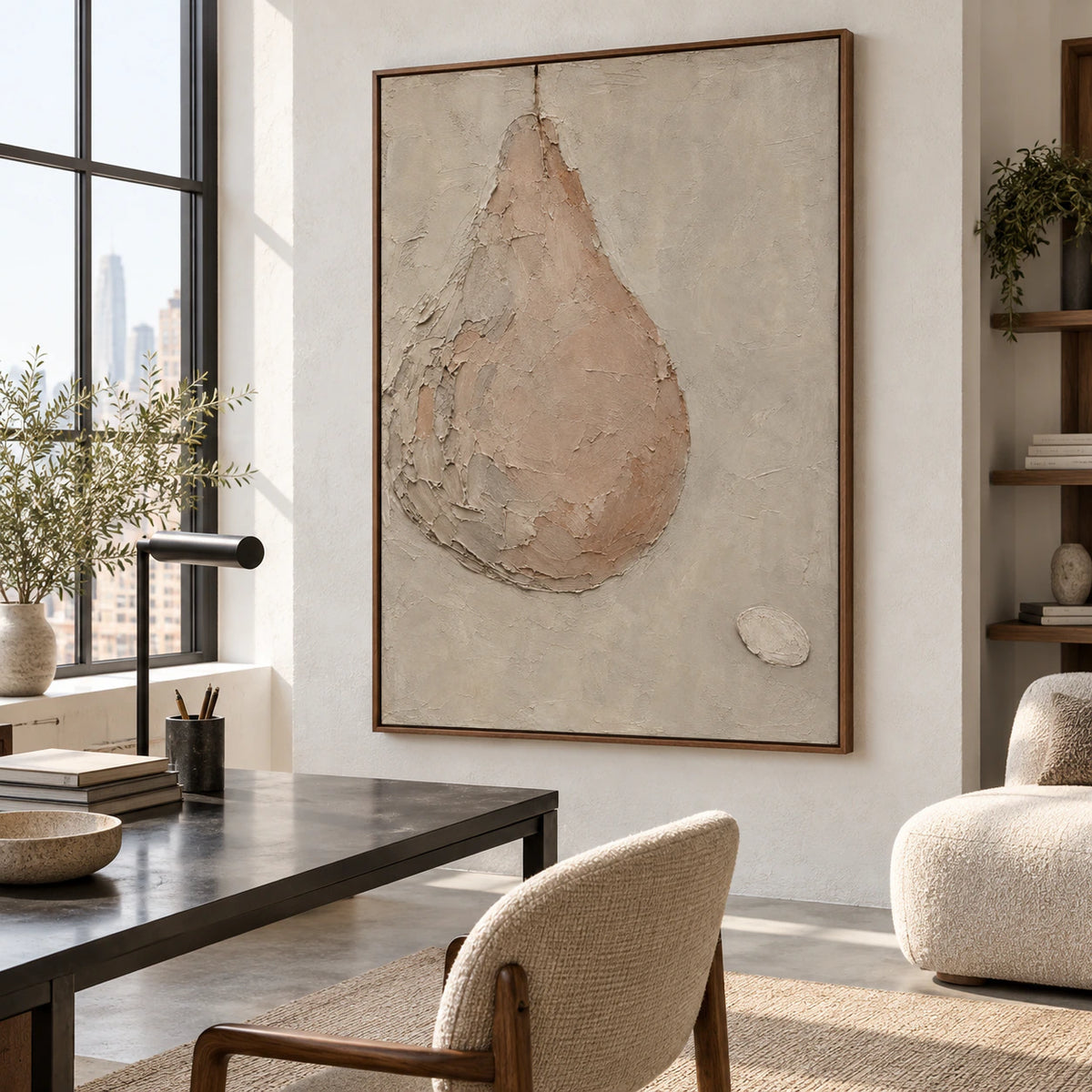 Silt-Arc in an airy reading and home office space.