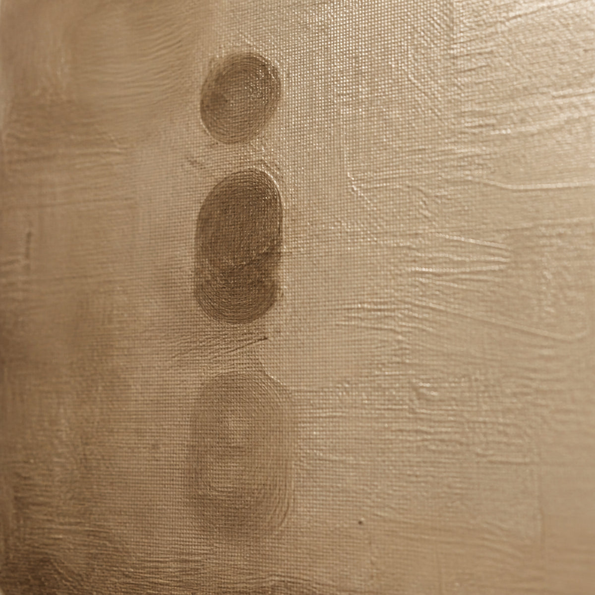 Silt-Index oil painting brushwork and impasto detail photographed from an oblique side angle