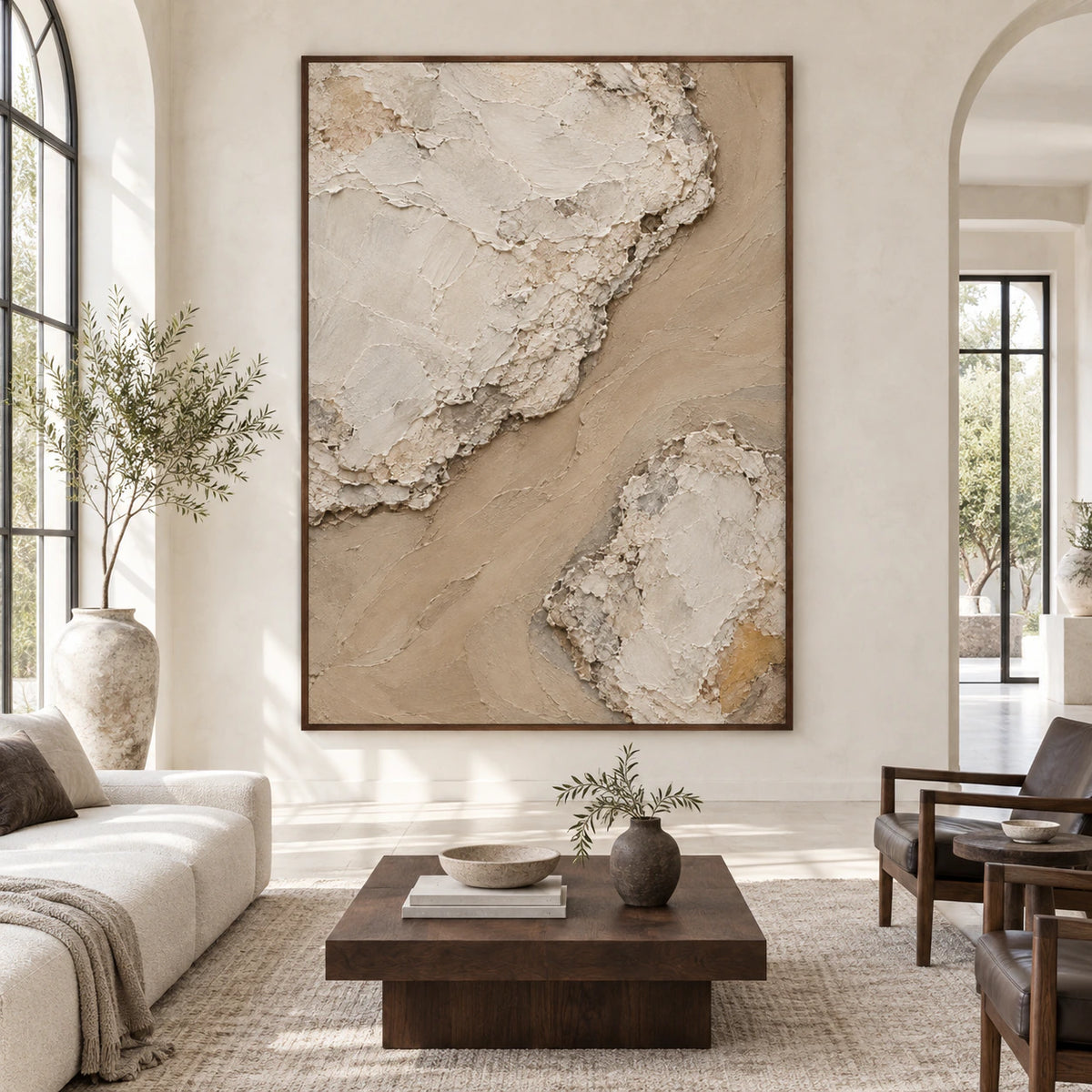 Silt-Ravine displayed at large scale in a bright architectural living space.