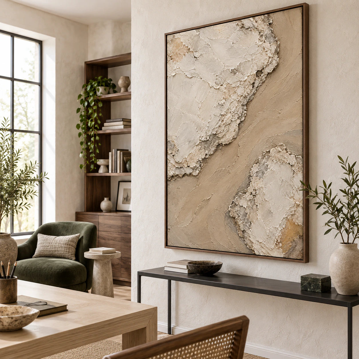 Silt-Ravine in an airy reading and home office space with natural daylight.