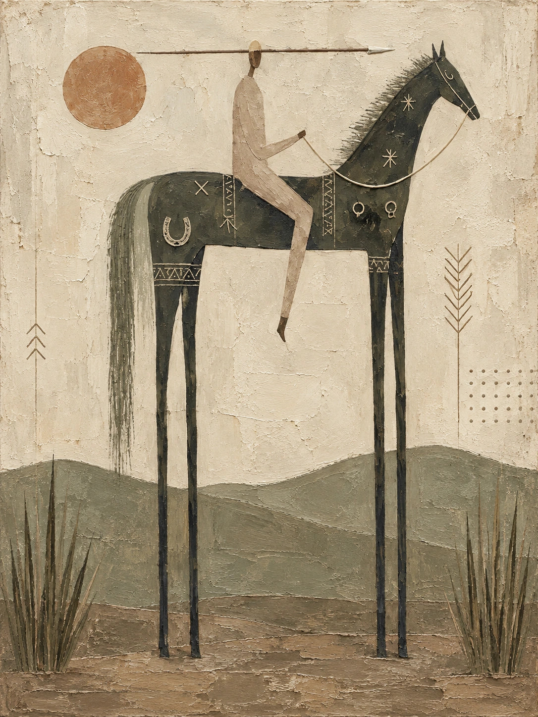 Western-Reins: second complete original artwork