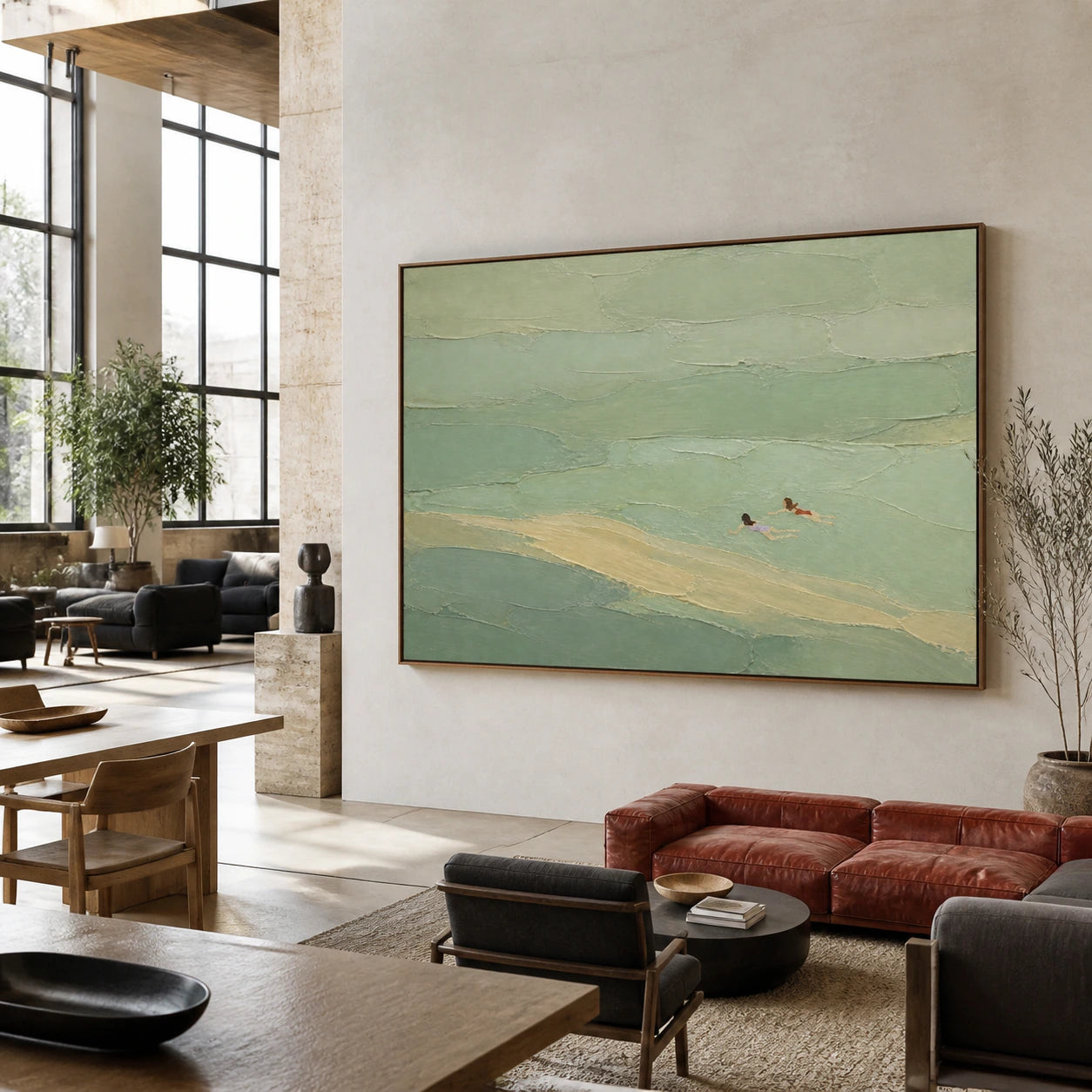 Tidal-Reverie in an expansive daylight loft hospitality interior.
