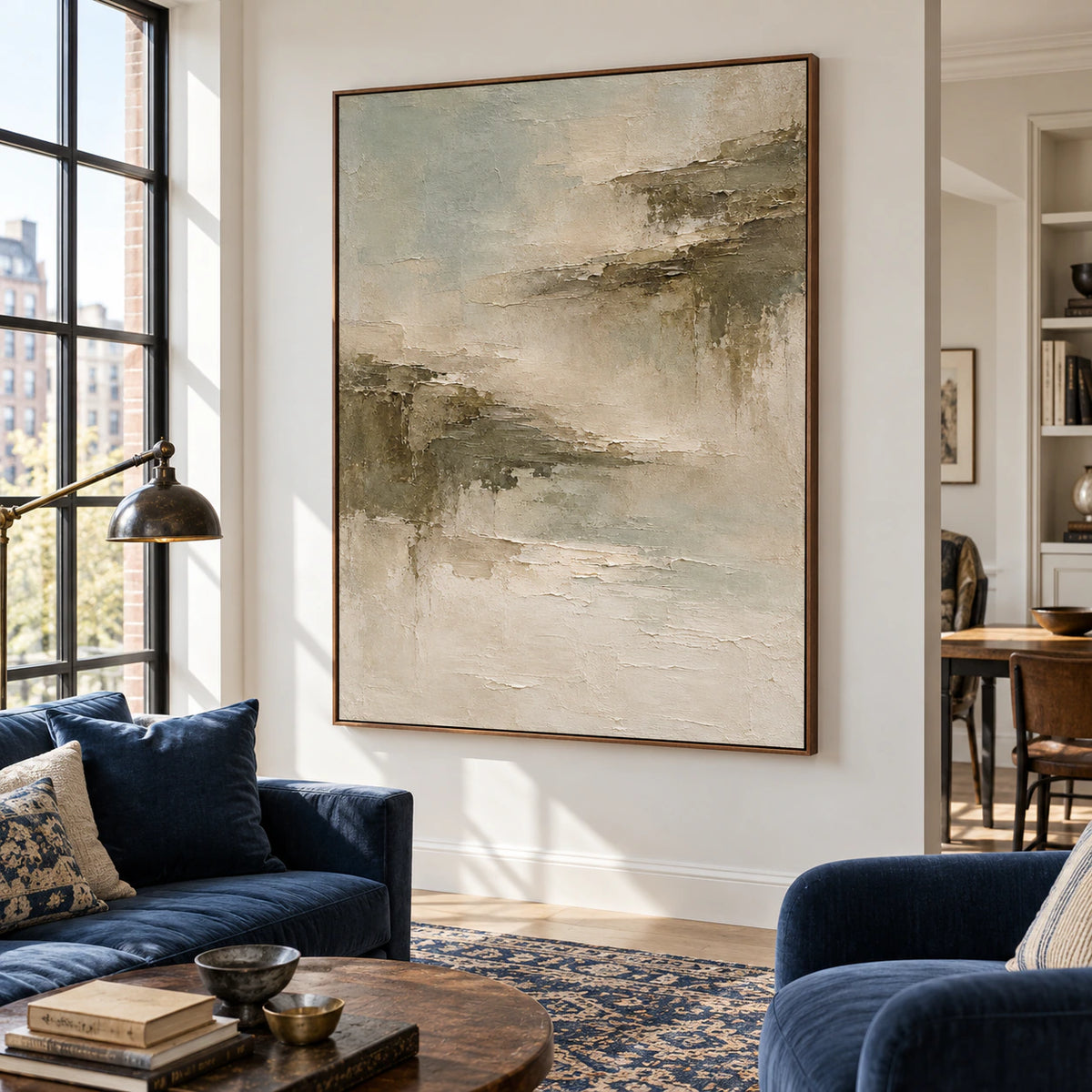 Tonal Fault displayed prominently in an expansive loft hospitality interior.