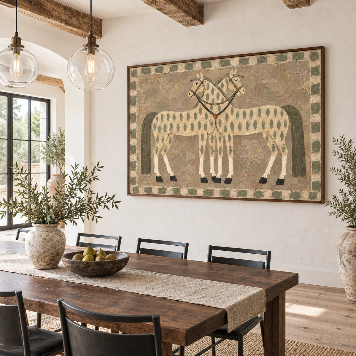 Twin-Canter above a refined dining setting in daylight.